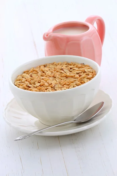Ízletes és egészséges granola, gabona — Stock Fotó