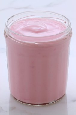 Vintage retro tarzı yoğurt