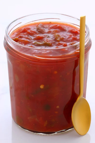 Scharfer Salsa-Dip — Stockfoto