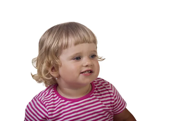 Portrait of a cute little girl Stock Photo