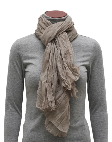 Beige scarf — Stock Photo, Image