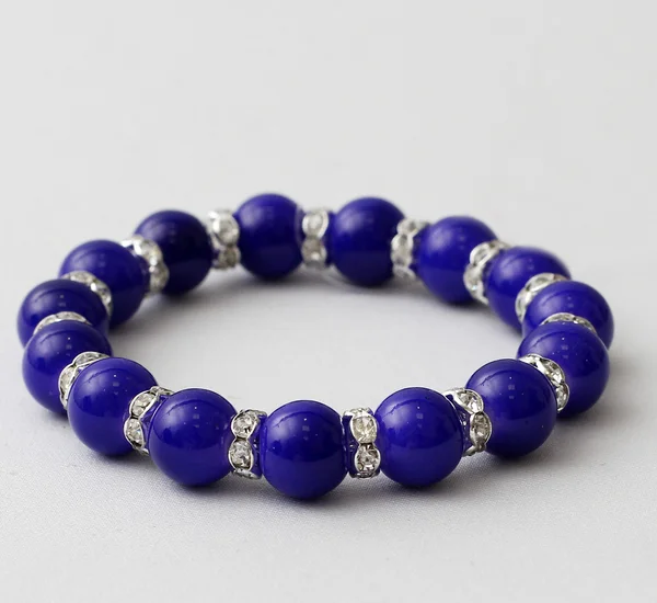 Blue fashion bracelet — Stock Photo, Image