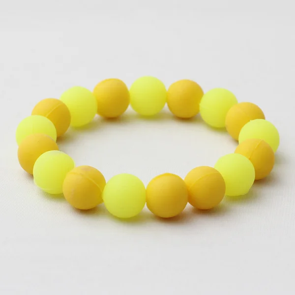 Yellow fashion bracelet — Stock Photo, Image