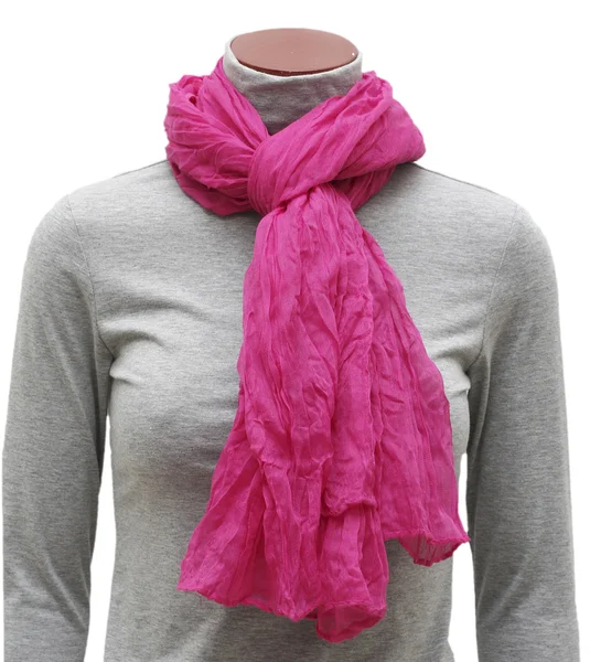 ピンクのスカーフ — ストック写真