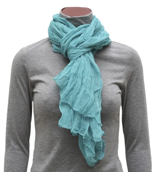 Blue scarf — Stock Photo, Image