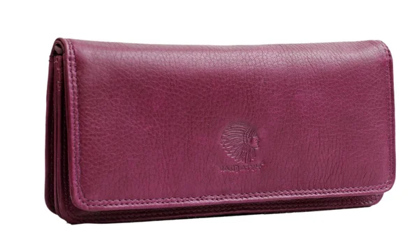 Purple woman wallet — Stock Photo, Image