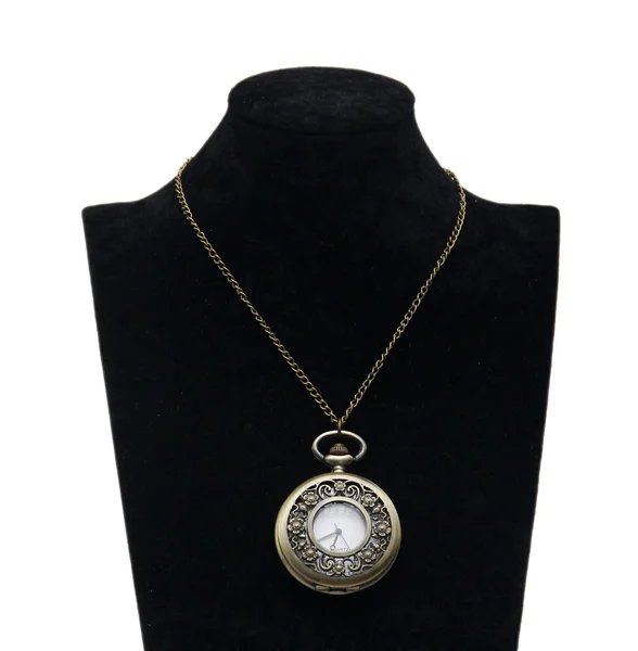 Collier ancienne horloge — Photo