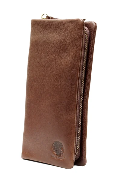 Brown woman wallet — Stock Photo, Image