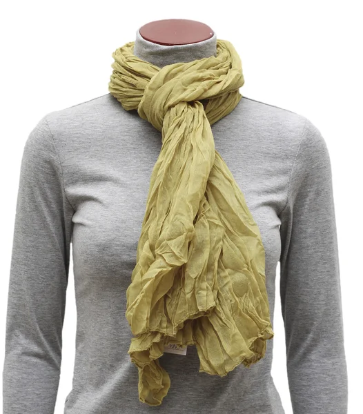 Olive scarf — Stock Photo, Image