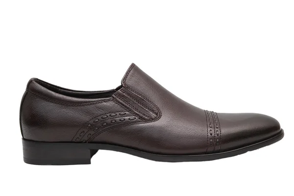 Sapatos masculinos em marrom — Fotografia de Stock