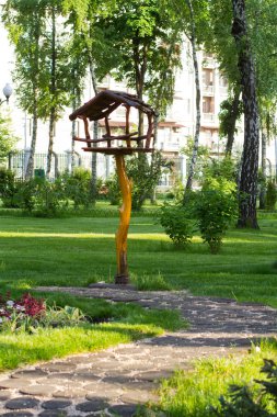 Şehir parkında bahar