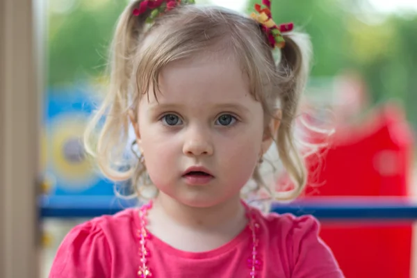 Portrait of little adorable girl — Stock Photo, Image