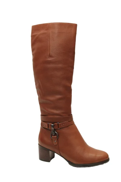 Brown female boot — Stock Photo, Image