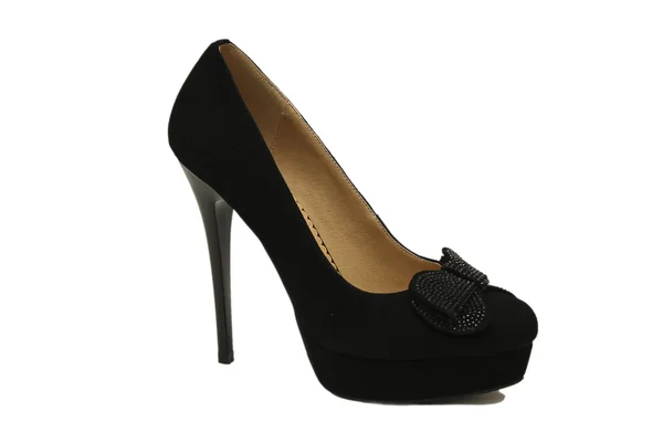 Chaussure femelle noire — Photo