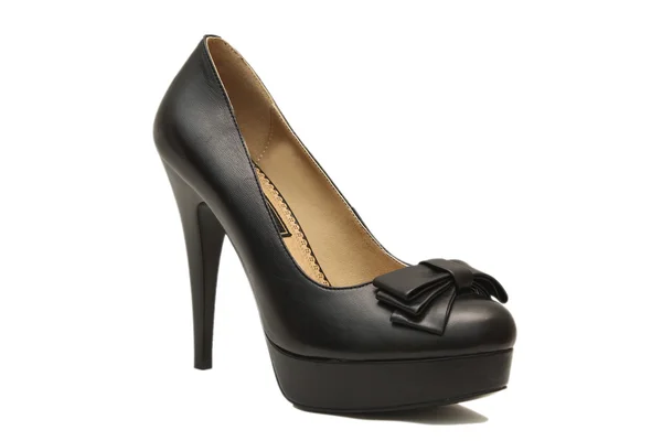 Chaussure femelle noire — Photo