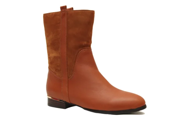 Brown female boot — Stock Photo, Image