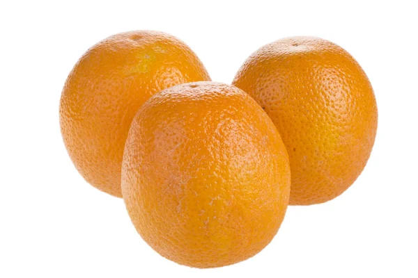 Oranje, op een witte achtergrond — Stockfoto