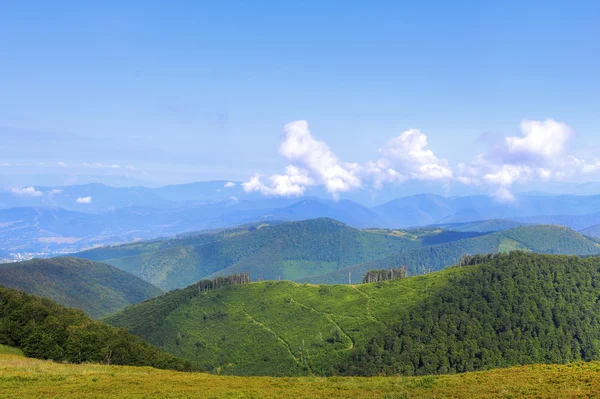 Carpathian ridges — Stock Photo, Image