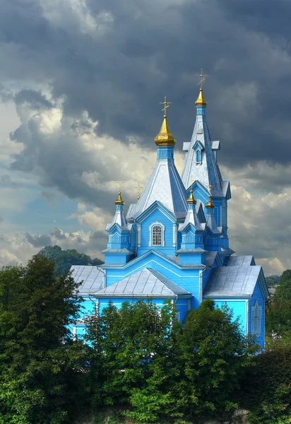 Orthodox church in Korets — Stock Photo, Image