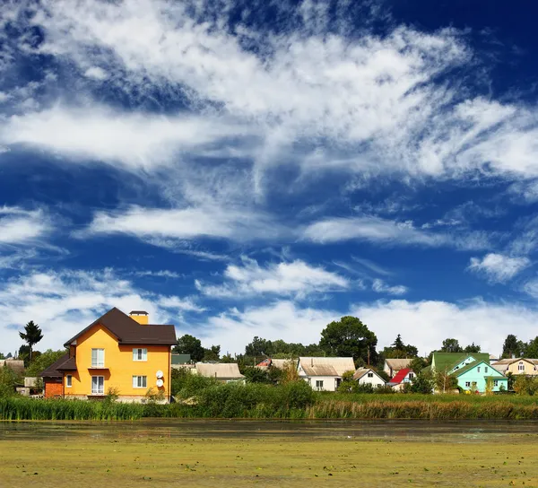 Cottage stad — Stockfoto