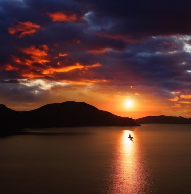 Günbatımında koktebel