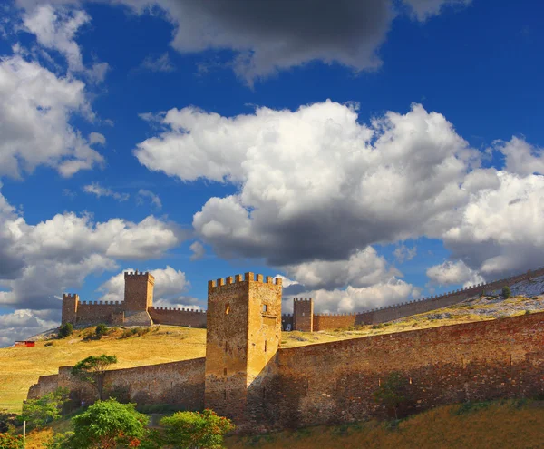 Генуэзская крепость — стоковое фото