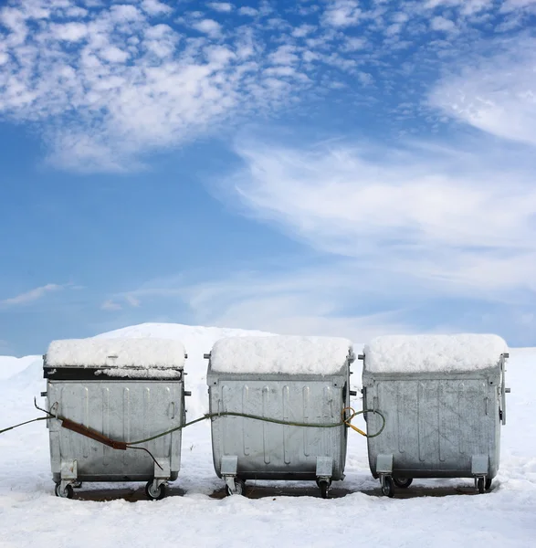 Garbage containers — Stock Photo, Image