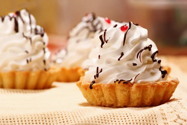 Cupcakes de crema — Foto de Stock