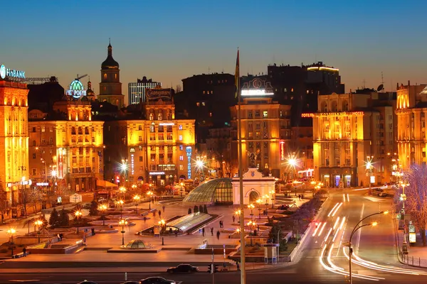 Piața Independenței din Kiev — Fotografie, imagine de stoc