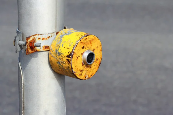 Yellow button — Stock Photo, Image