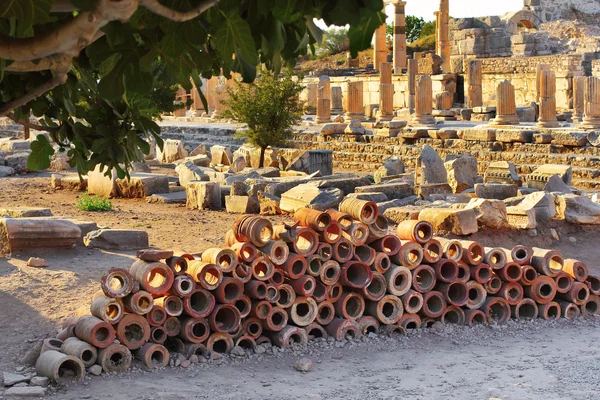Водопроводные трубы Эфеса — стоковое фото