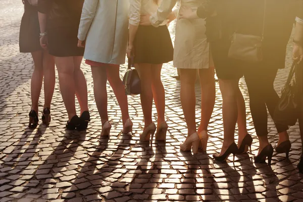 On high heels — Stock Image On high heels Stock Picture
