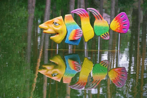 Fish sculpture — Stock Photo, Image