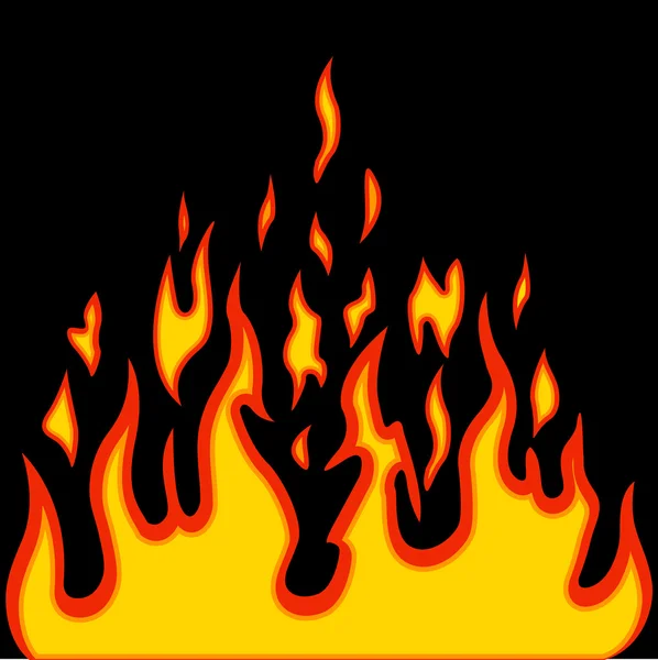 Сжечь огненный фон — стоковое фото