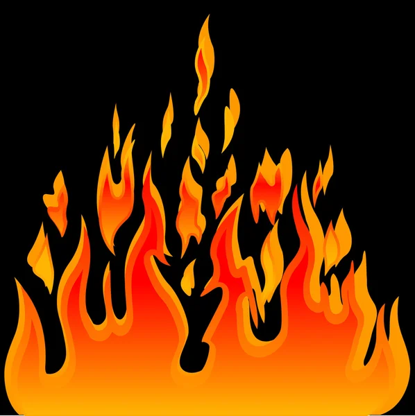 Quemar llama fuego fondo —  Fotos de Stock