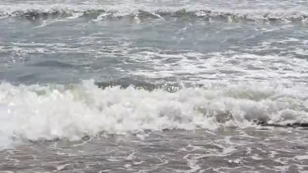 As ondas da praia no Oceano Pacífico — Vídeo de Stock