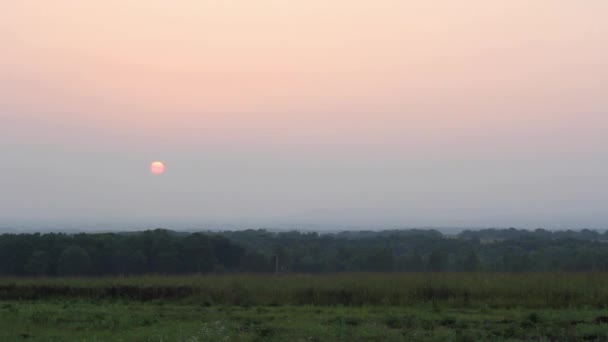 Timelapse piękny zachód słońca. — Wideo stockowe