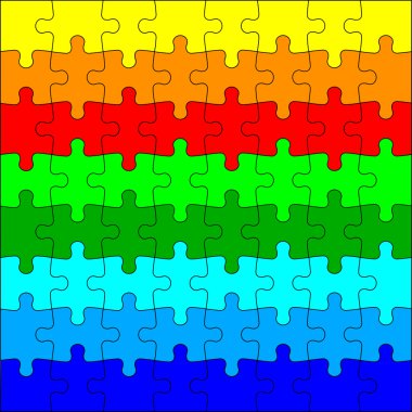 Parçalı bulmaca ile sorunsuz güzel duvar kağıdı