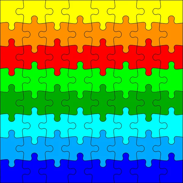 Piękne tapety bezszwowe z puzzli — Zdjęcie stockowe