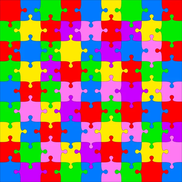 Background Illustration jigsaw puzzle — Zdjęcie stockowe