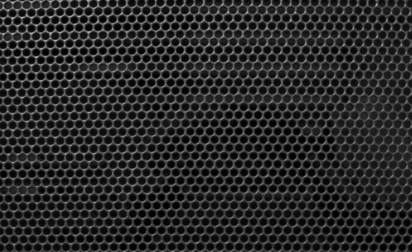 Metal holed grid background Black hole