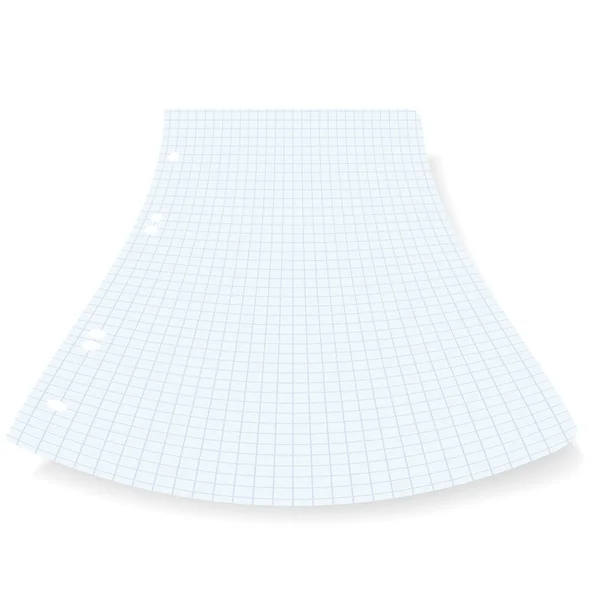 White squared blank white paper sheet. — Stock Photo, Image