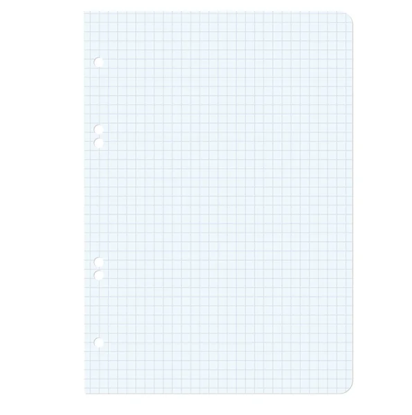 White squared blank white paper sheet. — Stock Photo, Image