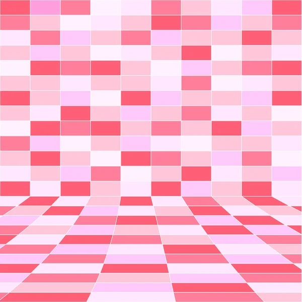 四角形のピンク ハーフトーンの抽象的な背景. — ストック写真