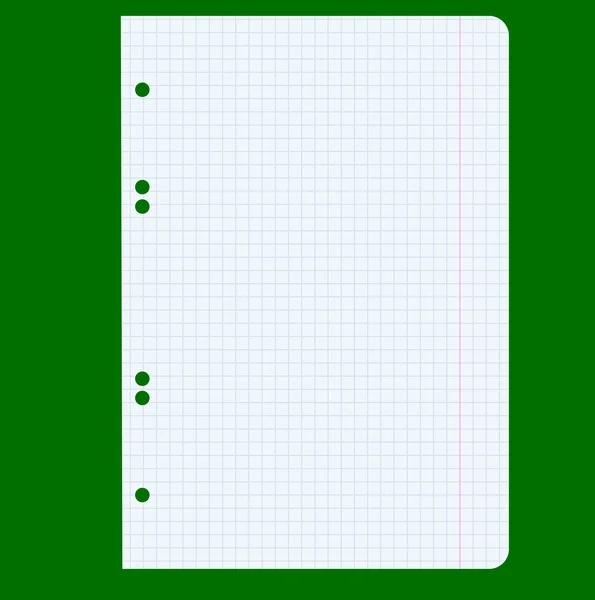 White squared blank white paper sheet. — Stock Photo, Image