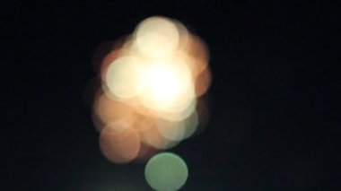gece havai fişek gökyüzünde bir tatil için.