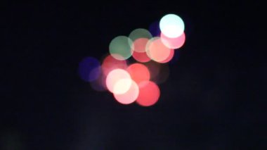 gece havai fişek gökyüzünde bir tatil için.