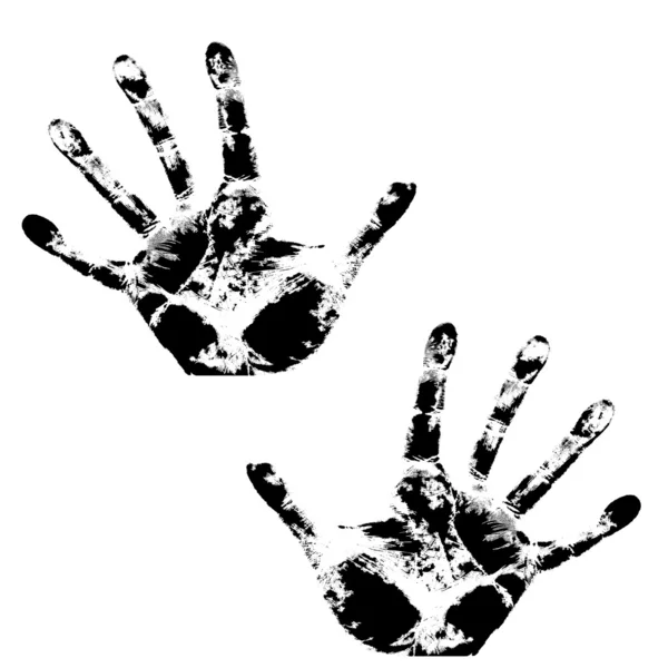 Hand print, skin texture pattern illustration. — Φωτογραφία Αρχείου