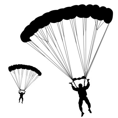 jumper, black and white silhouettes illustration