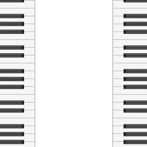 Tło muzyczne z klawiszy fortepianu ilustracja. — Zdjęcie stockowe